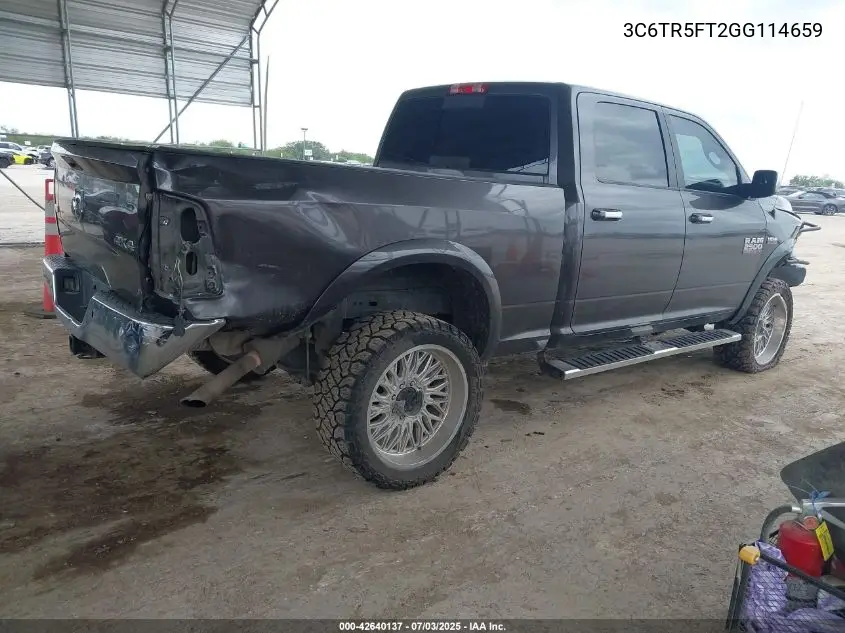 2016 Ram 2500 Laramie VIN: 3C6TR5FT2GG114659 Lot: 42640137