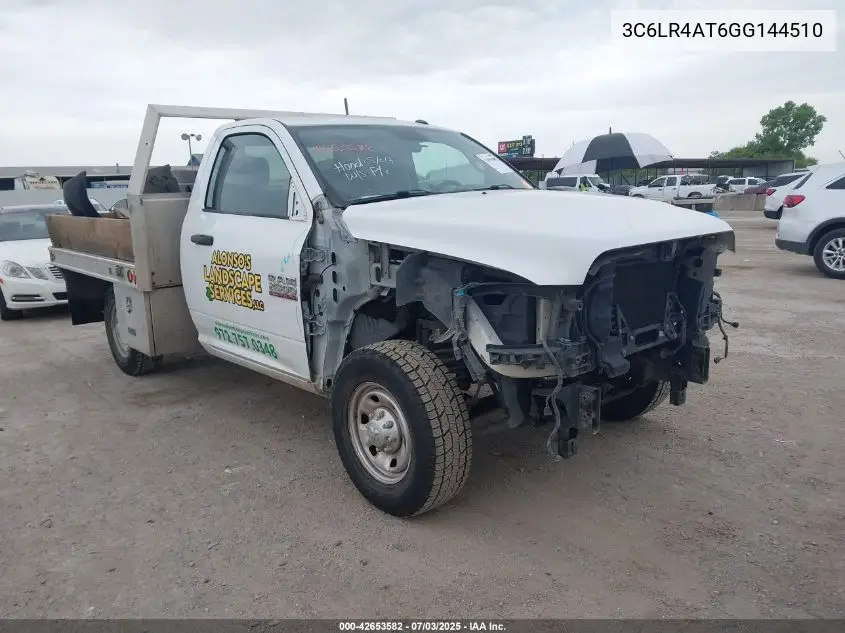 2016 Ram 2500 Tradesman VIN: 3C6LR4AT6GG144510 Lot: 42653582