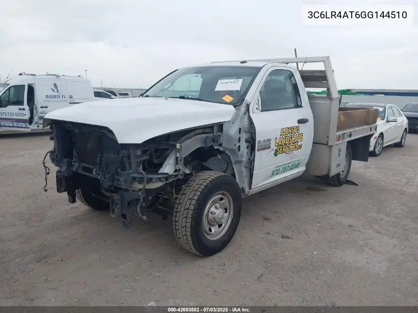 2016 Ram 2500 Tradesman VIN: 3C6LR4AT6GG144510 Lot: 42653582