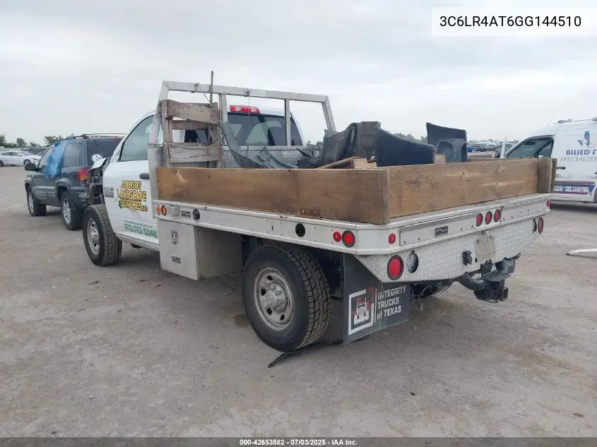 2016 Ram 2500 Tradesman VIN: 3C6LR4AT6GG144510 Lot: 42653582