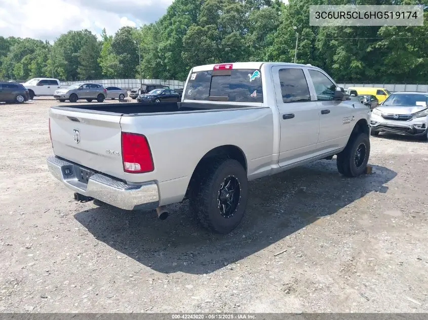 2017 Ram 2500 Tradesman 4X4 6'4 Box VIN: 3C6UR5CL6HG519174 Lot: 42243020