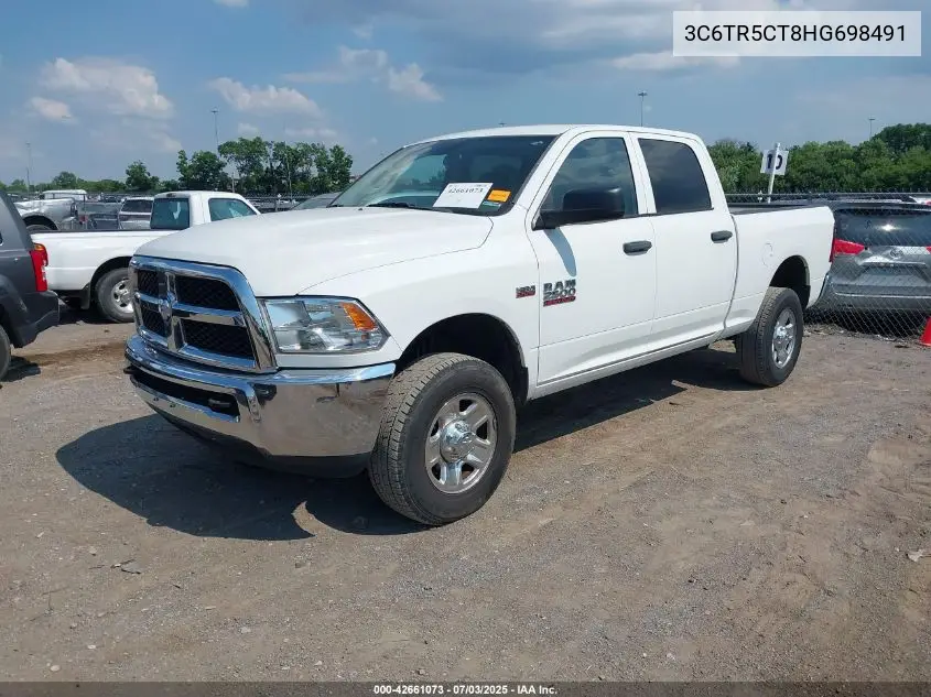 2017 Ram 2500 Tradesman 4X4 6'4 Box VIN: 3C6TR5CT8HG698491 Lot: 42661073