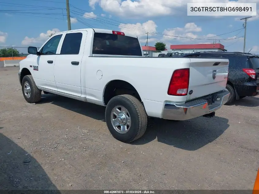 2017 Ram 2500 Tradesman 4X4 6'4 Box VIN: 3C6TR5CT8HG698491 Lot: 42661073