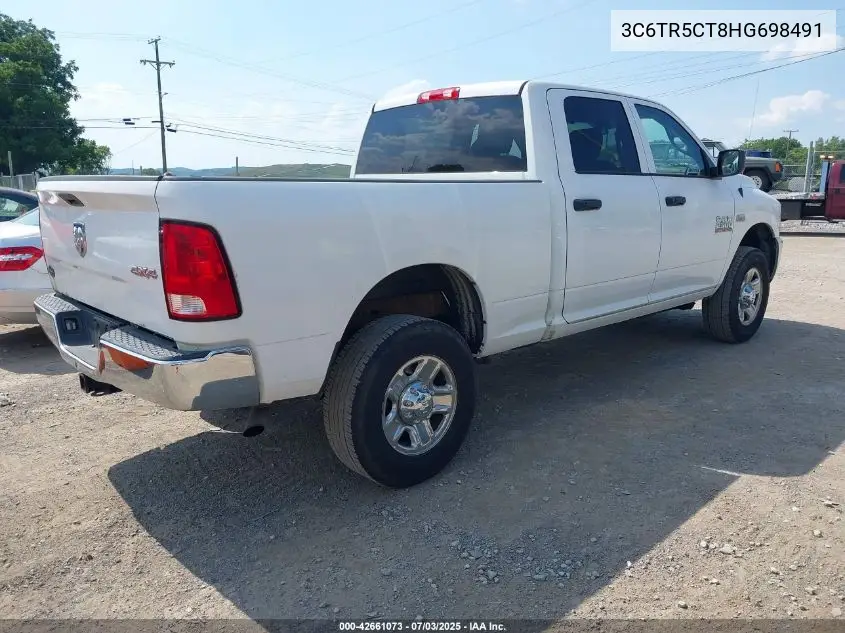 2017 Ram 2500 Tradesman 4X4 6'4 Box VIN: 3C6TR5CT8HG698491 Lot: 42661073