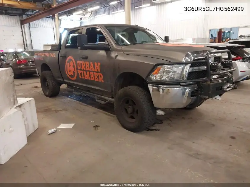 2017 Ram 2500 Tradesman 4X4 6'4 Box VIN: 3C6UR5CL7HG562499 Lot: 42662000