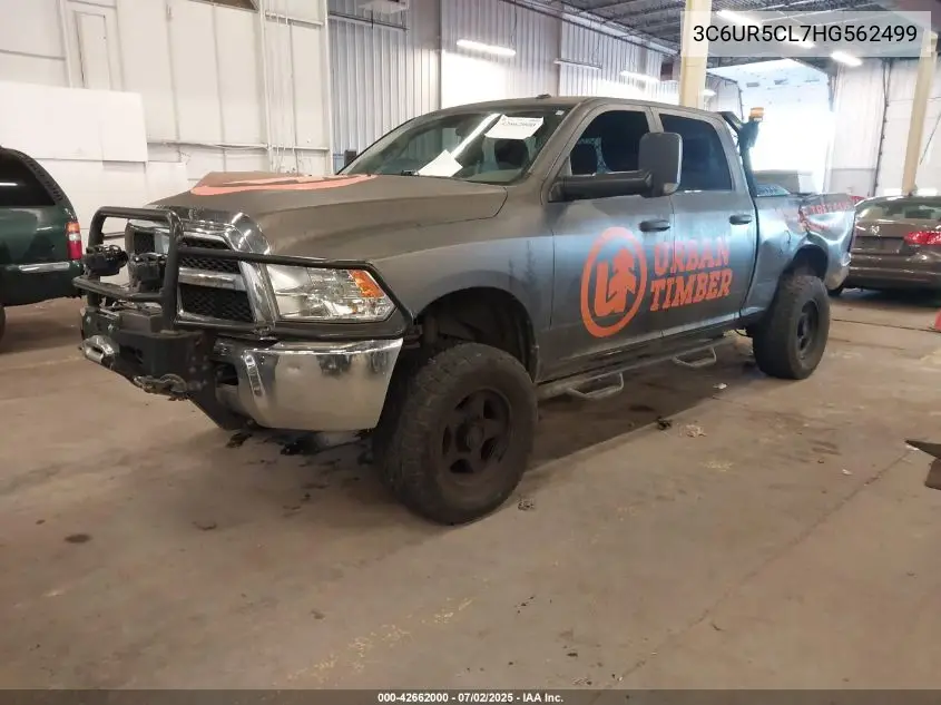 2017 Ram 2500 Tradesman 4X4 6'4 Box VIN: 3C6UR5CL7HG562499 Lot: 42662000