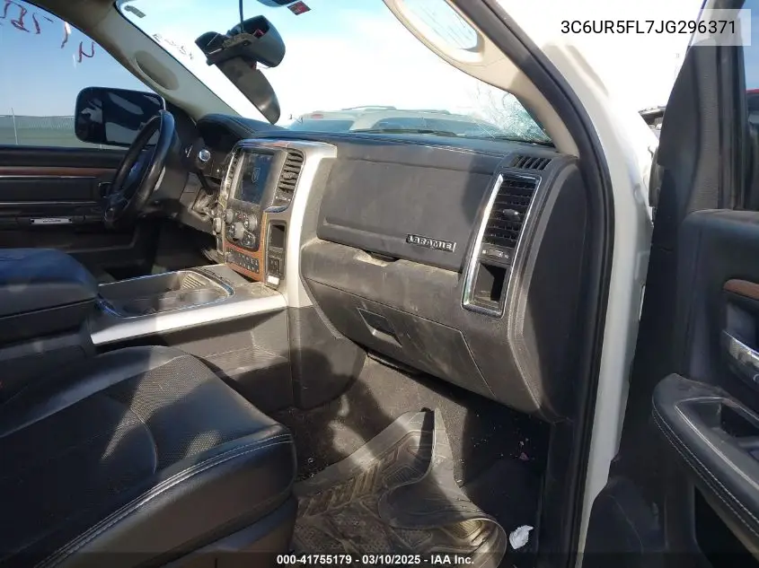 2018 Ram 2500 Laramie 4X4 6'4 Box VIN: 3C6UR5FL7JG296371 Lot: 41755179
