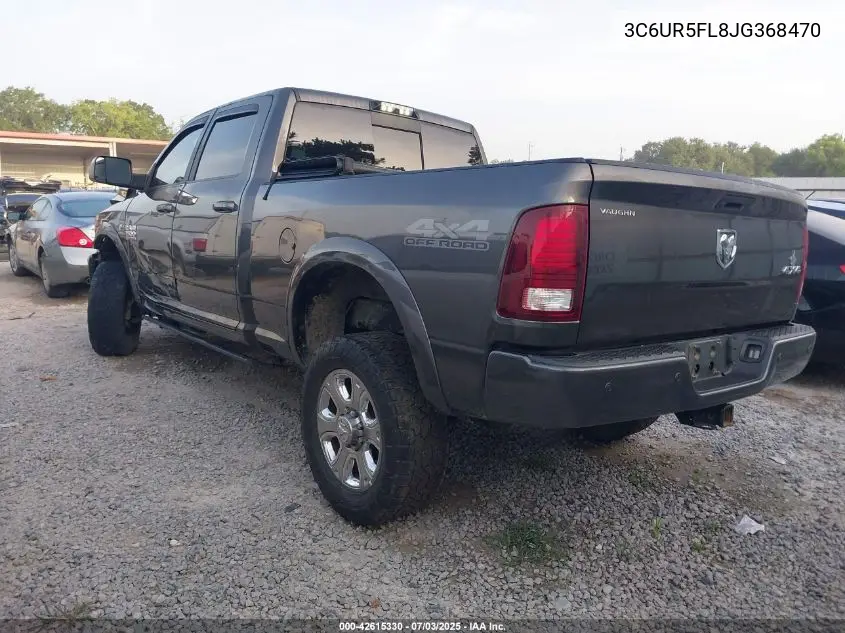 2018 Ram 2500 Laramie 4X4 6'4 Box VIN: 3C6UR5FL8JG368470 Lot: 42615330