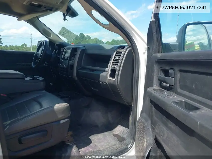 2018 Ram 2500 Tradesman 4X4 8' Box VIN: 3C7WR5HJ6JG217241 Lot: 42639759