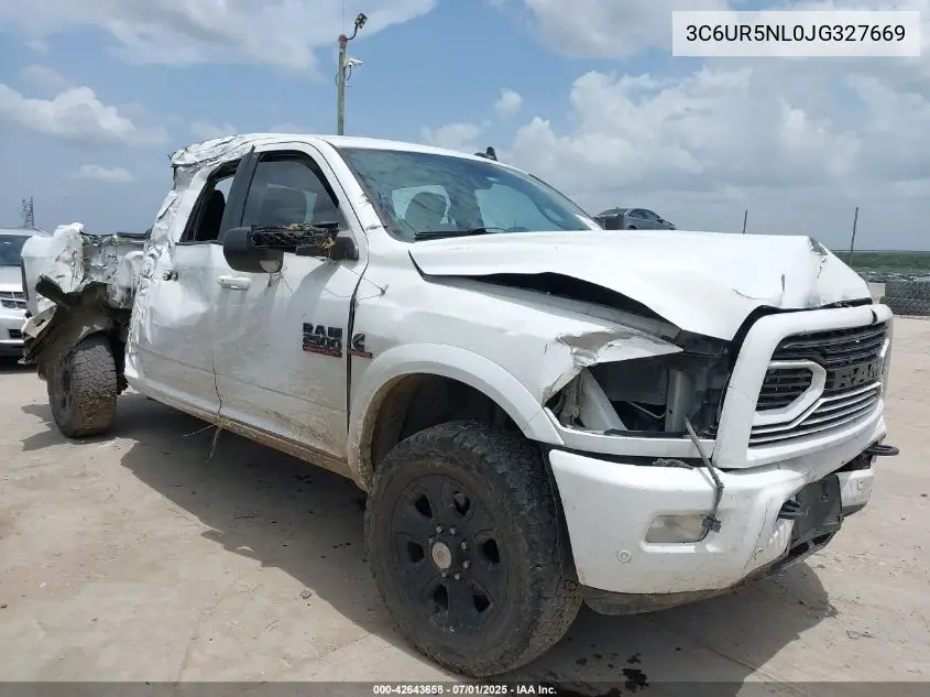 2018 Ram 2500 Laramie 4X4 6'4 Box VIN: 3C6UR5NL0JG327669 Lot: 42643658