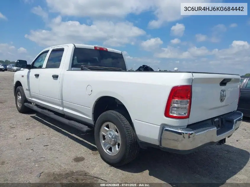 2019 Ram 2500 Tradesman 4X2 8' Box VIN: 3C6UR4HJ6KG684442 Lot: 42638649