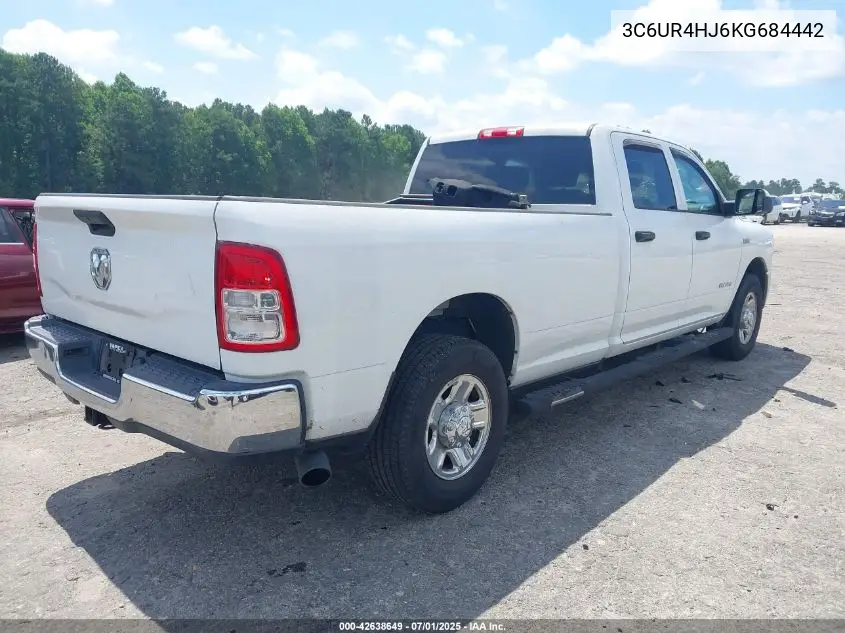 2019 Ram 2500 Tradesman 4X2 8' Box VIN: 3C6UR4HJ6KG684442 Lot: 42638649