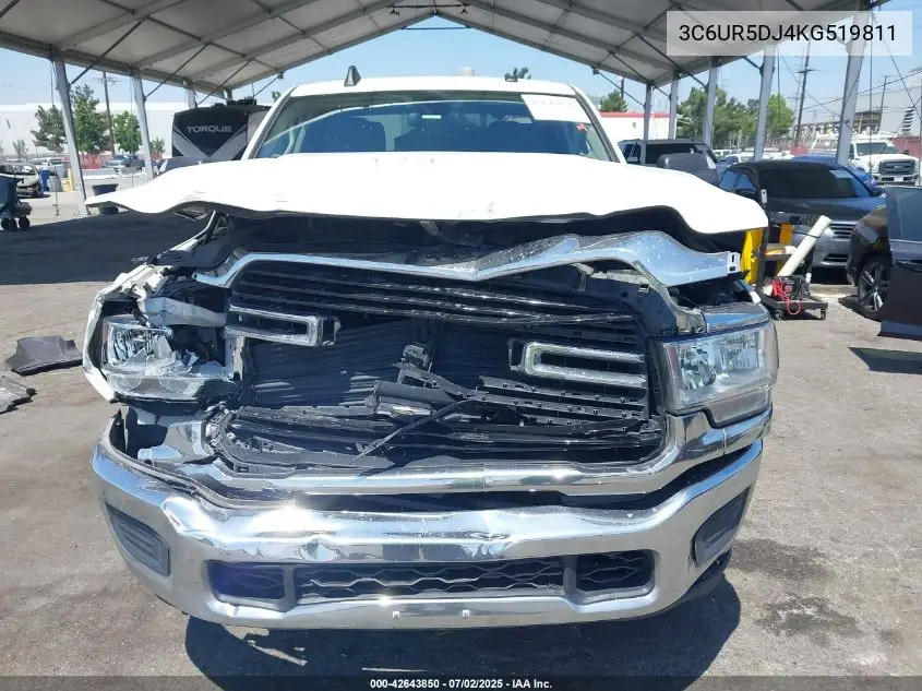 2019 Ram 2500 Big Horn 4X4 6'4 Box VIN: 3C6UR5DJ4KG519811 Lot: 42643850
