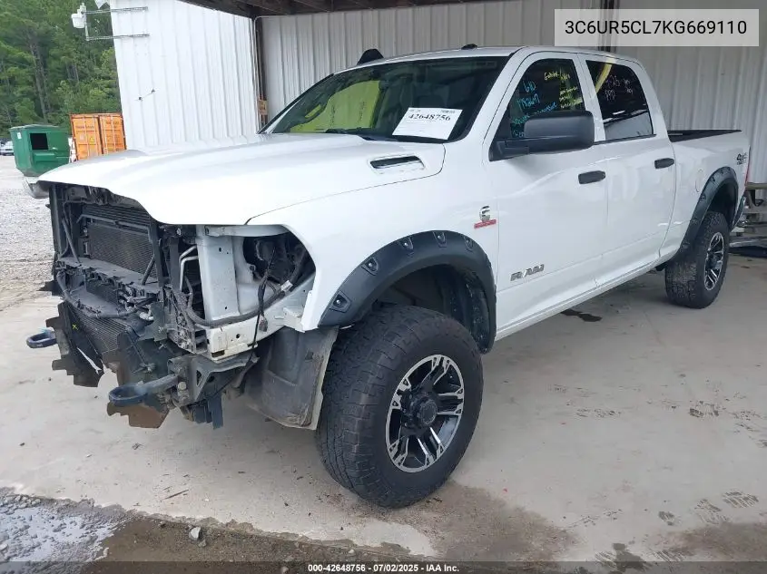 2019 Ram 2500 Tradesman 4X4 6'4 Box VIN: 3C6UR5CL7KG669110 Lot: 42648756