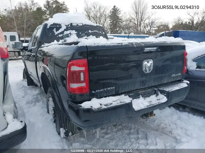 2020 Ram 2500 Limited VIN: 3C6UR5SL9LG294310 Lot: 12238898