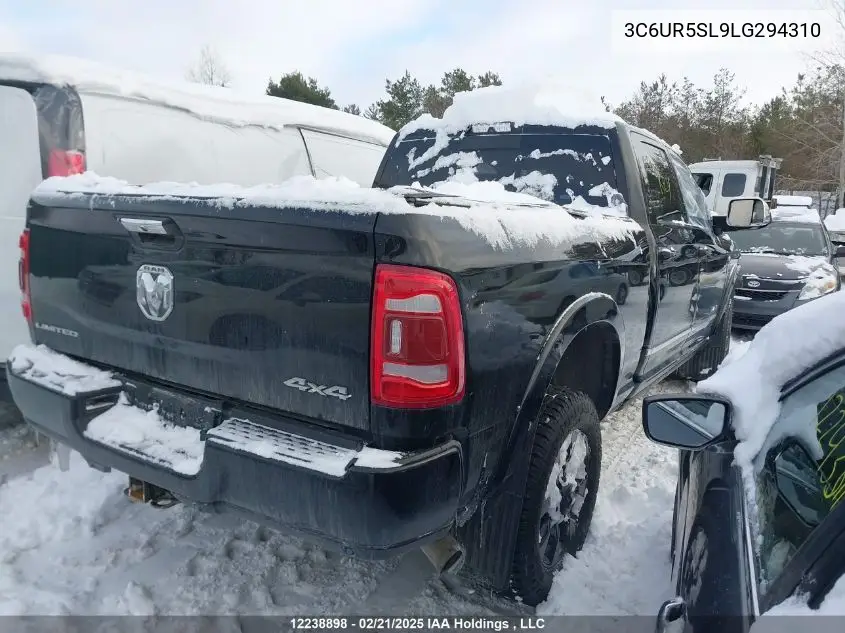 2020 Ram 2500 Limited VIN: 3C6UR5SL9LG294310 Lot: 12238898
