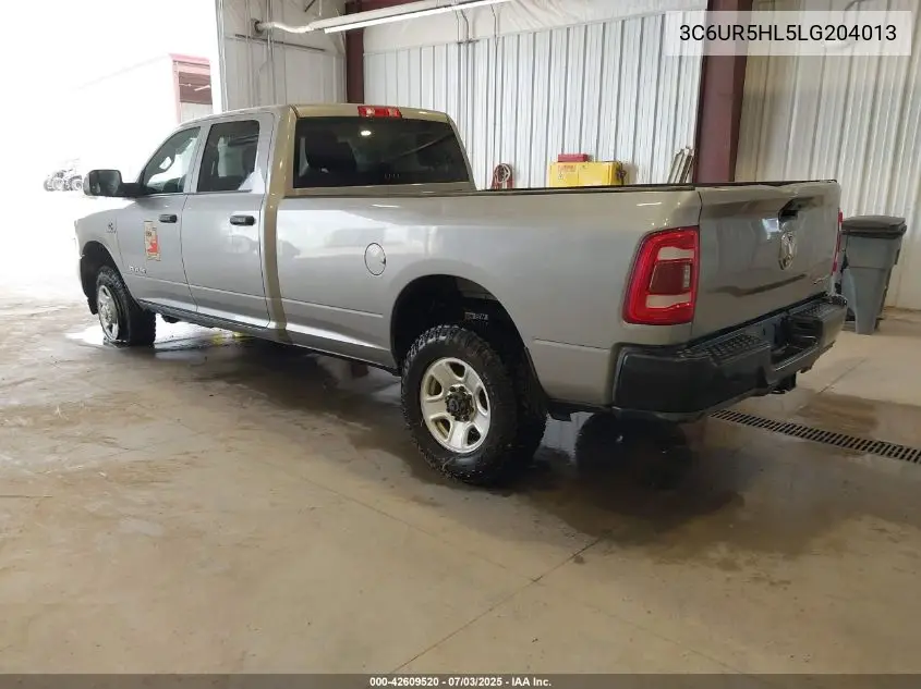 2020 Ram 2500 Tradesman 4X4 8' Box VIN: 3C6UR5HL5LG204013 Lot: 42609520