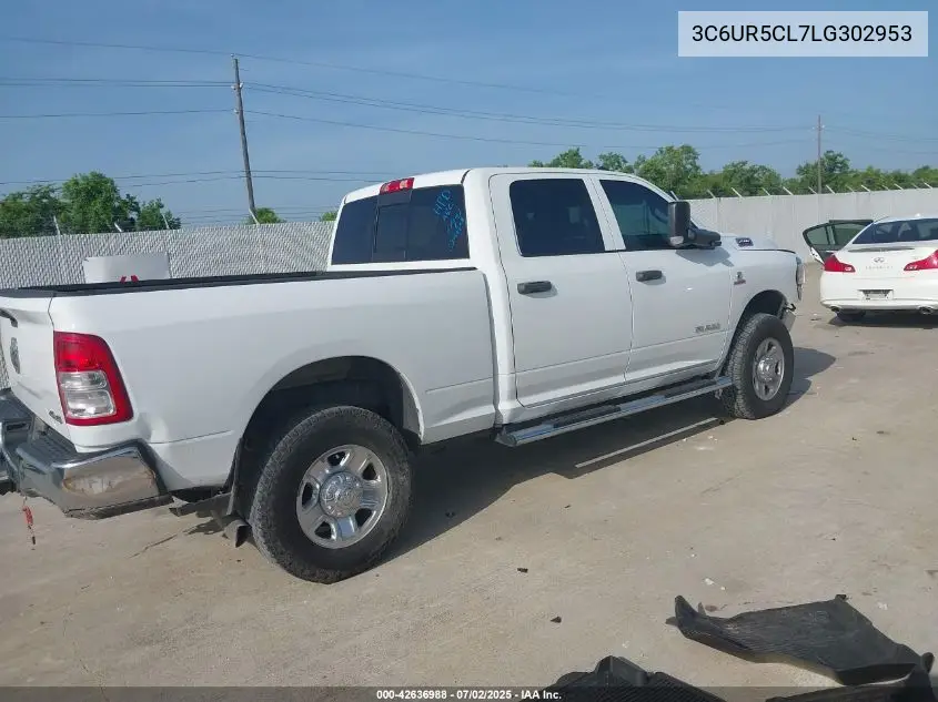 2020 Ram 2500 Tradesman VIN: 3C6UR5CL7LG302953 Lot: 42636988