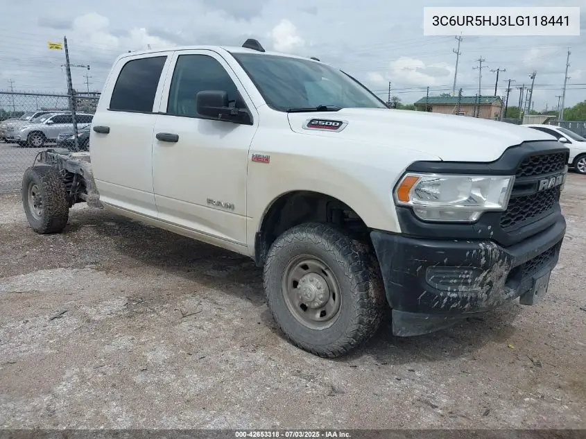 2020 Ram 2500 Tradesman 4X4 8' Box VIN: 3C6UR5HJ3LG118441 Lot: 42653318