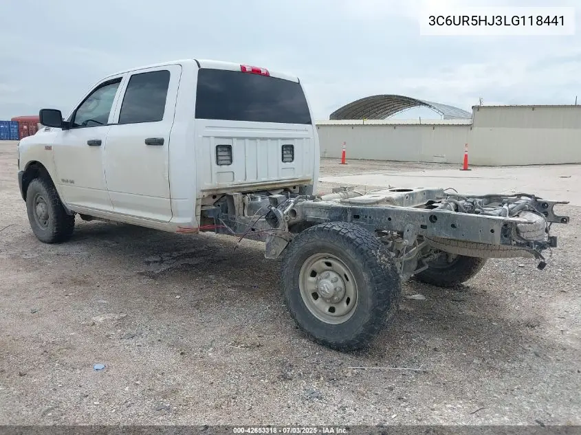 2020 Ram 2500 Tradesman 4X4 8' Box VIN: 3C6UR5HJ3LG118441 Lot: 42653318