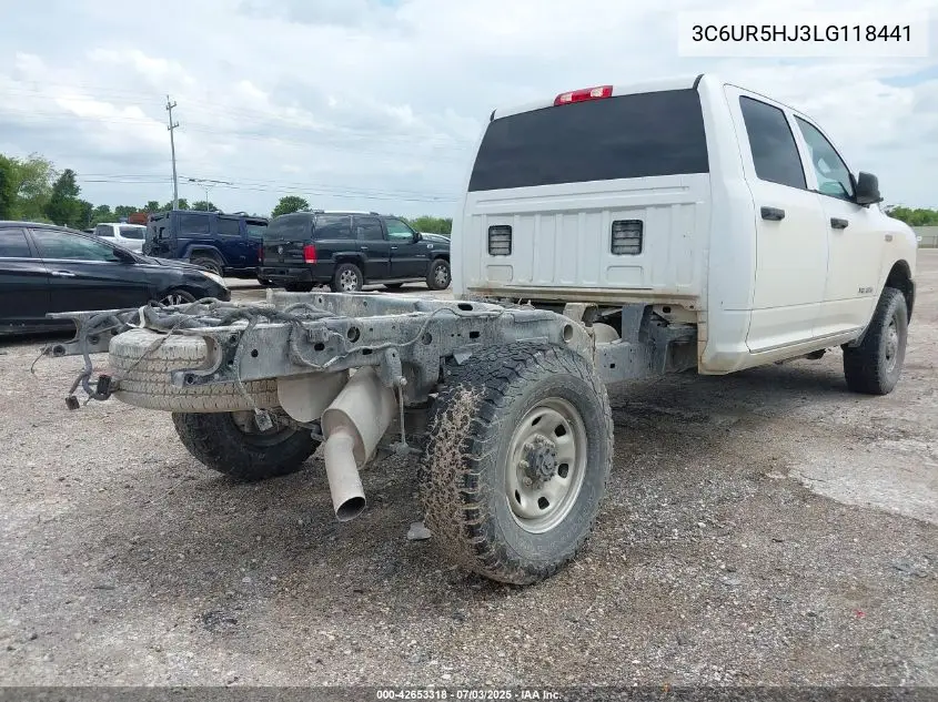2020 Ram 2500 Tradesman 4X4 8' Box VIN: 3C6UR5HJ3LG118441 Lot: 42653318