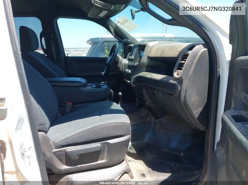 2022 Ram 2500 Tradesman 4X4 6'4 Box VIN: 3C6UR5CJ7NG320841 Lot: 42215255