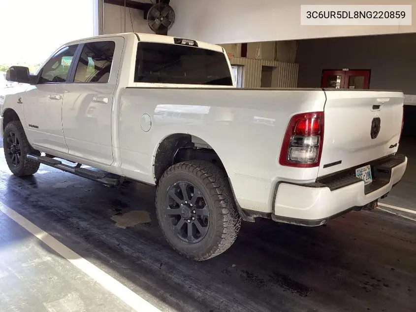 2022 Ram 2500 Big Horn/Lone Star VIN: 3C6UR5DL8NG220859 Lot: 42260423