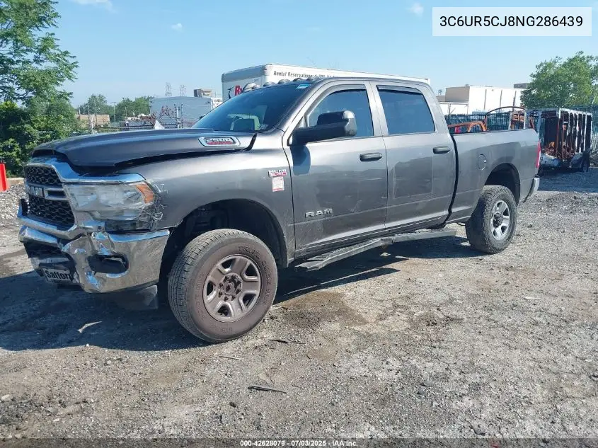 2022 Ram 2500 Tradesman 4X4 6'4 Box VIN: 3C6UR5CJ8NG286439 Lot: 42628079