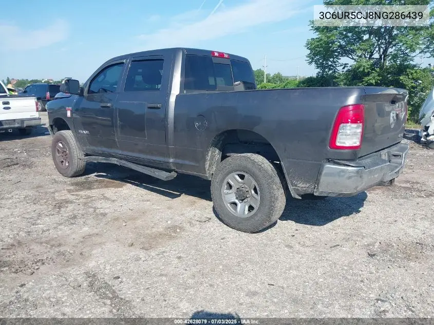 2022 Ram 2500 Tradesman 4X4 6'4 Box VIN: 3C6UR5CJ8NG286439 Lot: 42628079
