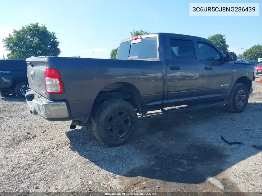 2022 Ram 2500 Tradesman 4X4 6'4 Box VIN: 3C6UR5CJ8NG286439 Lot: 42628079