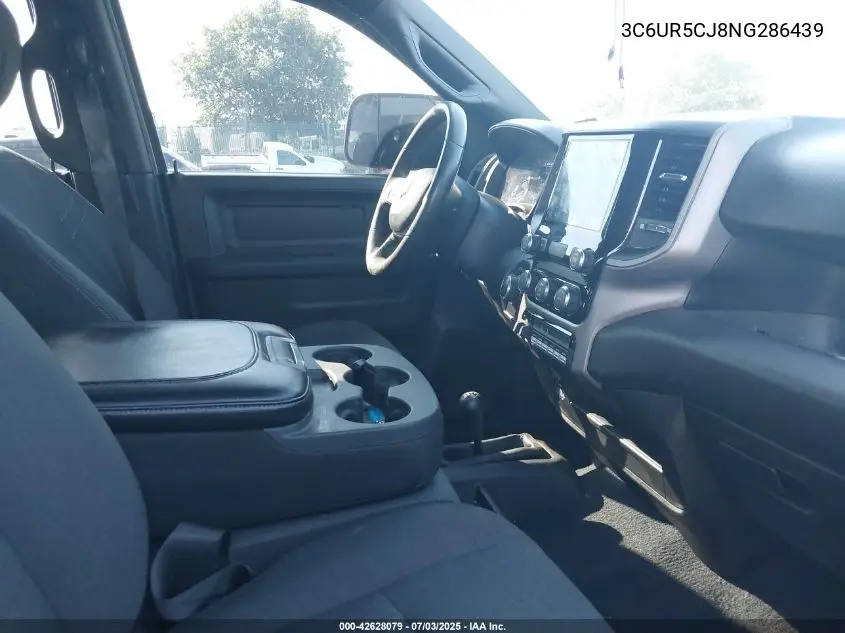 2022 Ram 2500 Tradesman 4X4 6'4 Box VIN: 3C6UR5CJ8NG286439 Lot: 42628079