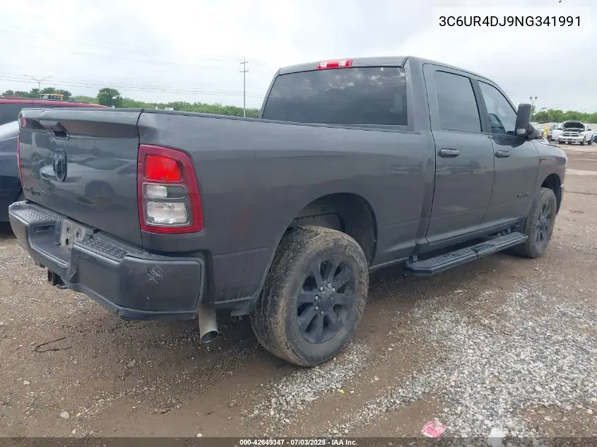 2022 Ram 2500 Lone Star 4X2 6'4 Box VIN: 3C6UR4DJ9NG341991 Lot: 42649347
