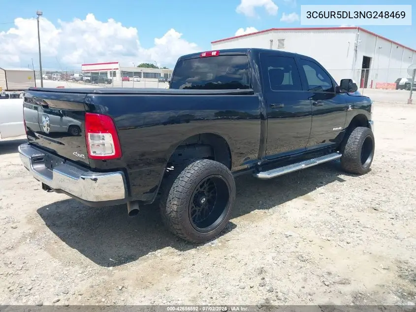 2022 Ram 2500 Big Horn 4X4 6'4 Box VIN: 3C6UR5DL3NG248469 Lot: 42656592
