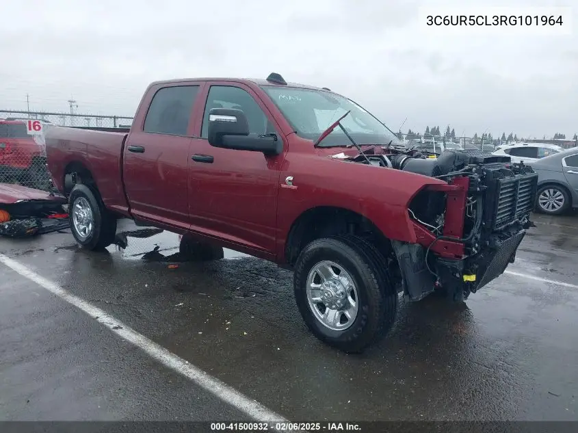 2024 Ram 2500 Tradesman 4X4 6'4 Box VIN: 3C6UR5CL3RG101964 Lot: 41500932