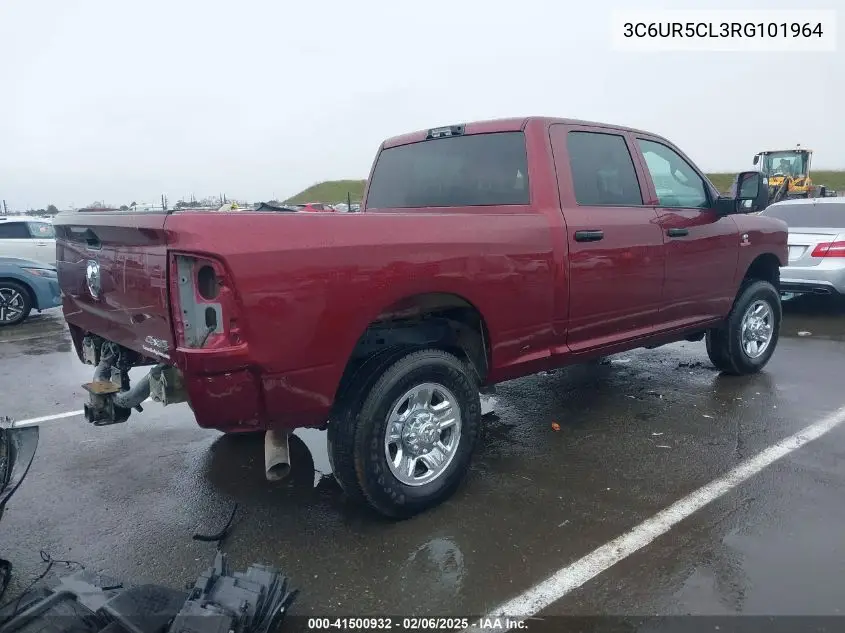 2024 Ram 2500 Tradesman 4X4 6'4 Box VIN: 3C6UR5CL3RG101964 Lot: 41500932
