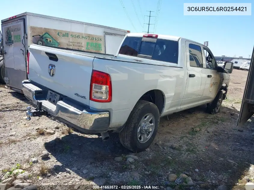 2024 Ram 2500 Tradesman 4X4 6'4 Box VIN: 3C6UR5CL6RG254421 Lot: 41653572