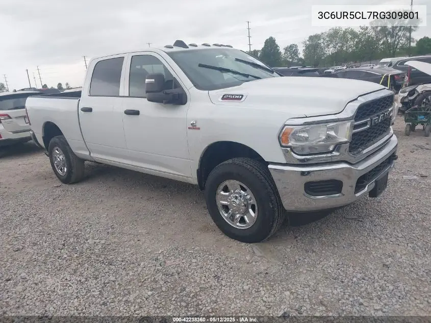 2024 Ram 2500 Tradesman 4X4 6'4 Box VIN: 3C6UR5CL7RG309801 Lot: 42238360