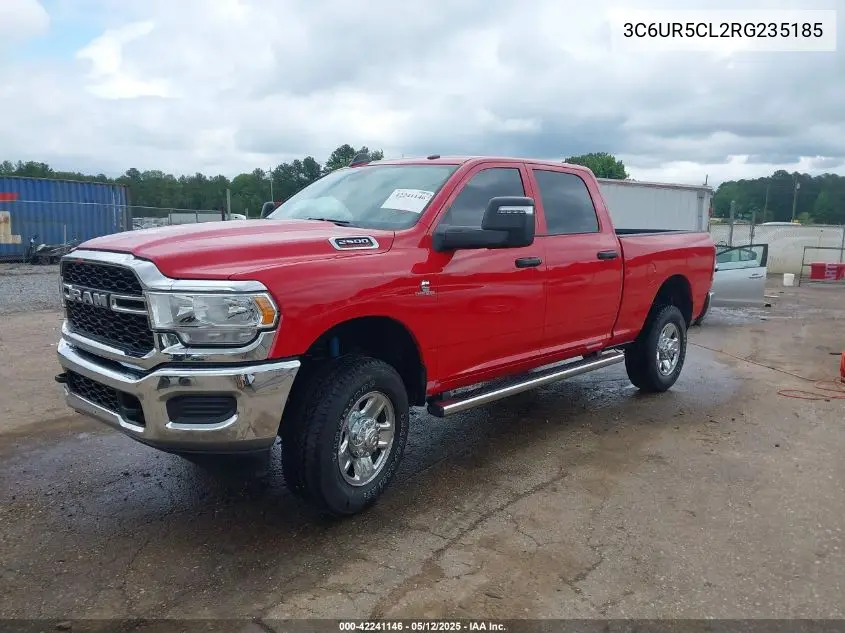 2024 Ram 2500 Tradesman 4X4 6'4 Box VIN: 3C6UR5CL2RG235185 Lot: 42241146