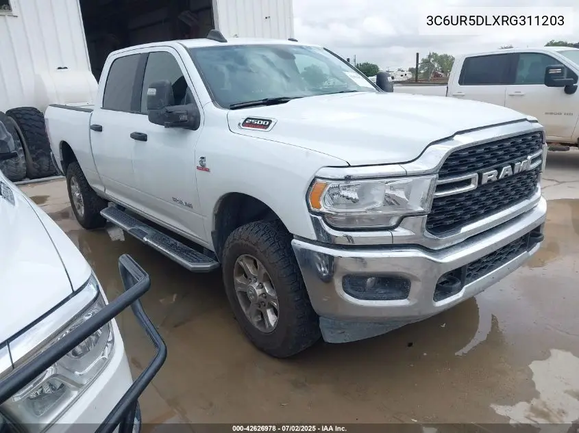 2024 Ram 2500 Big Horn 4X4 6'4 Box VIN: 3C6UR5DLXRG311203 Lot: 42626978