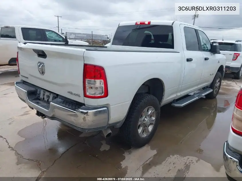 2024 Ram 2500 Big Horn 4X4 6'4 Box VIN: 3C6UR5DLXRG311203 Lot: 42626978