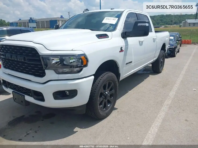 2024 Ram 2500 VIN: 3C6UR5DL7RG365655 Lot: 42637702