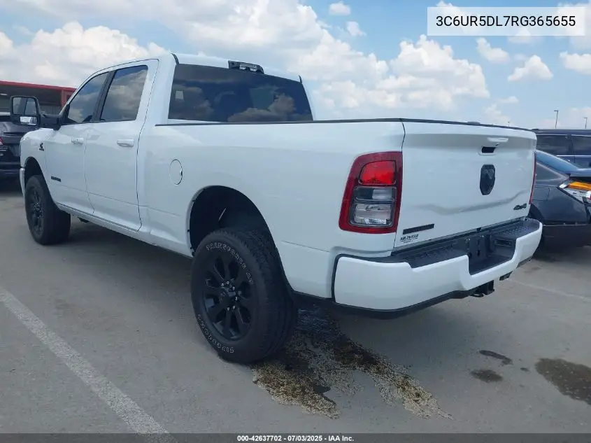 2024 Ram 2500 VIN: 3C6UR5DL7RG365655 Lot: 42637702