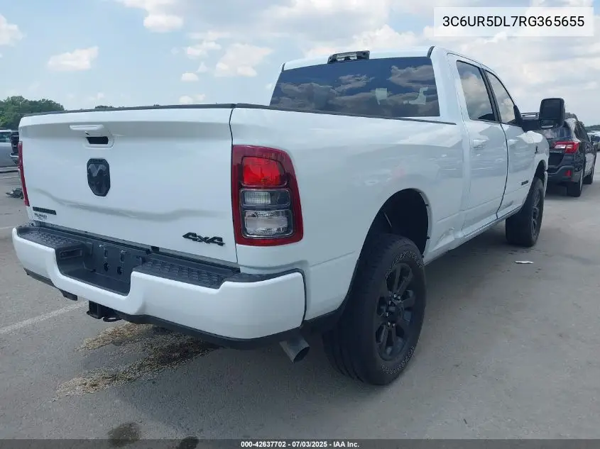 2024 Ram 2500 VIN: 3C6UR5DL7RG365655 Lot: 42637702
