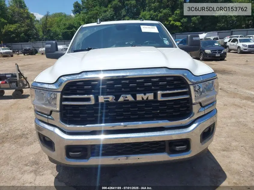 2024 Ram 2500 Big Horn 4X4 6'4 Box VIN: 3C6UR5DL0RG153762 Lot: 42641189