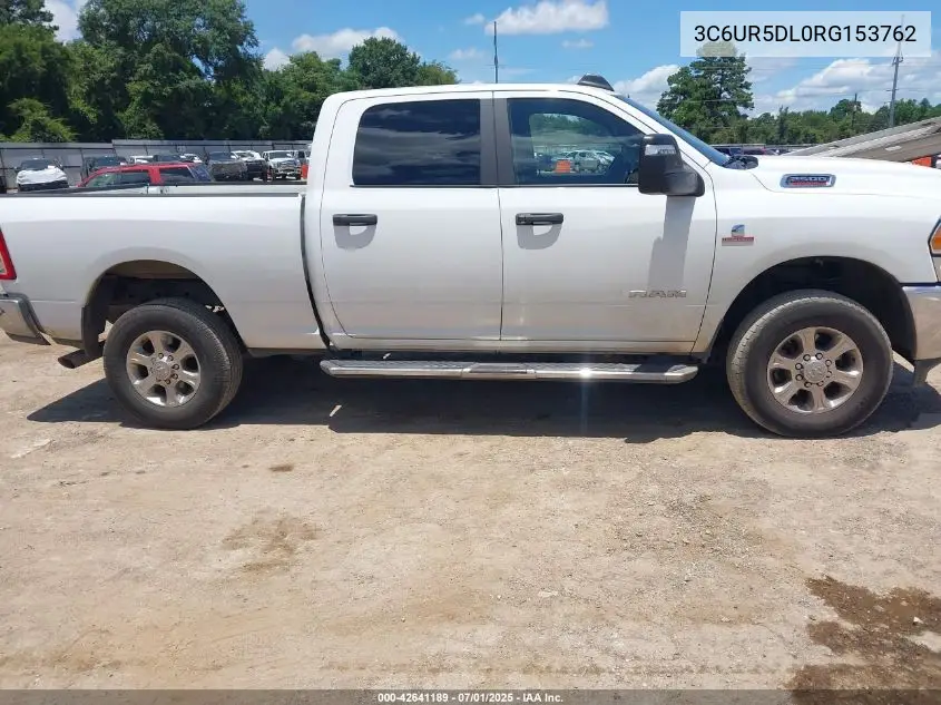 2024 Ram 2500 Big Horn 4X4 6'4 Box VIN: 3C6UR5DL0RG153762 Lot: 42641189