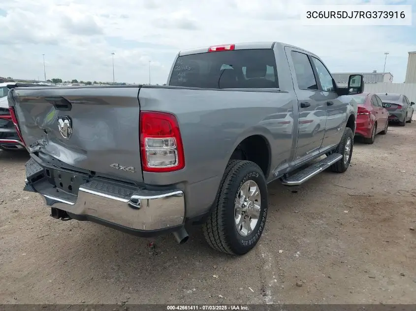 2024 Ram 2500 Big Horn VIN: 3C6UR5DJ7RG373916 Lot: 42661411