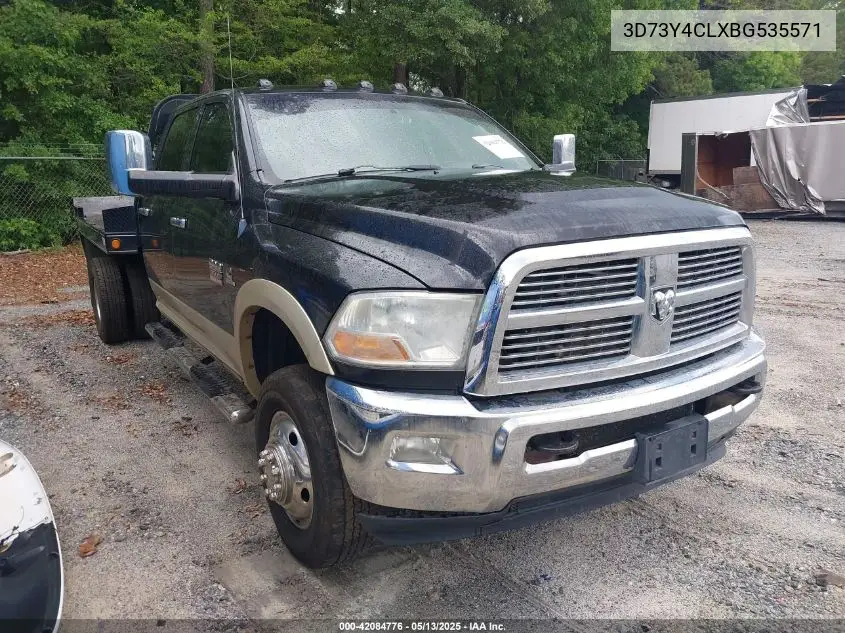 2011 Ram Ram 3500 Laramie VIN: 3D73Y4CLXBG535571 Lot: 42084776