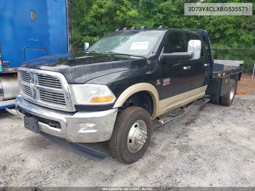 2011 Ram Ram 3500 Laramie VIN: 3D73Y4CLXBG535571 Lot: 42084776