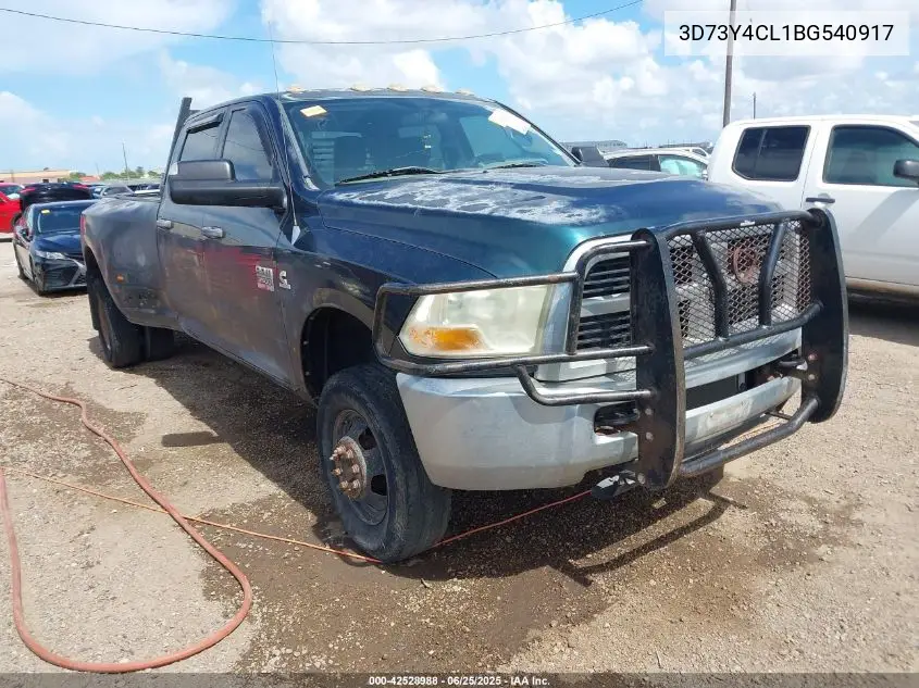 2011 Ram Ram 3500 St VIN: 3D73Y4CL1BG540917 Lot: 42528988