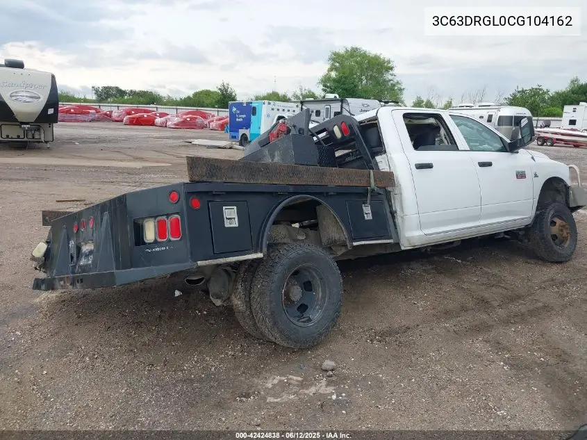 2012 Ram 3500 St VIN: 3C63DRGL0CG104162 Lot: 42424838